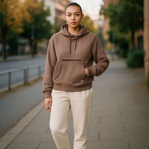 Vintage Nike Red Tag Cowl Neck Pullover Sweater (Grey)